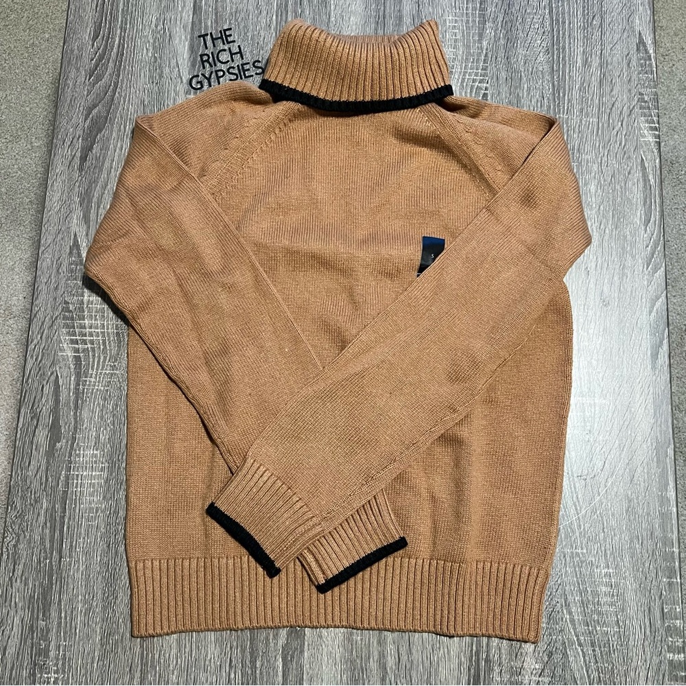 Banana Republic Tan Turtleneck Sweater